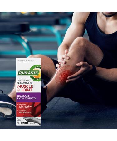 Ultra Strength No Odour Cream for Muscle Joint & Arthritic Pain Relief | 100g International Shipping - Buy Online on GoSupps.com
