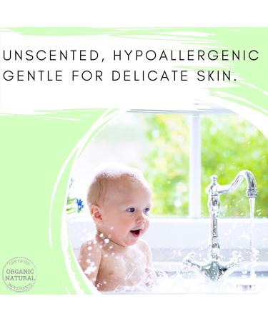 Organic Baby Soap with Shea Butter, Jojoba & Almond Oils - 100g - Buy Online on GoSupps.com
