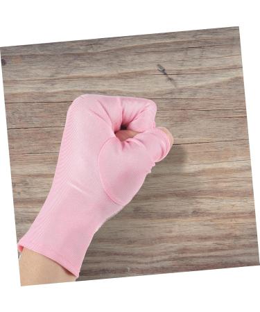 SOESFOUFU 1 Pair Nail Gloves Led Gloves Anti-uv Protective Gloves Anti-uv Gloves for Gel Nail Lamp Gloves for Sun Protection for Women Nail Art Supplies Moisturizing Accessories Pink Spandex - Buy Online on GoSupps.com
