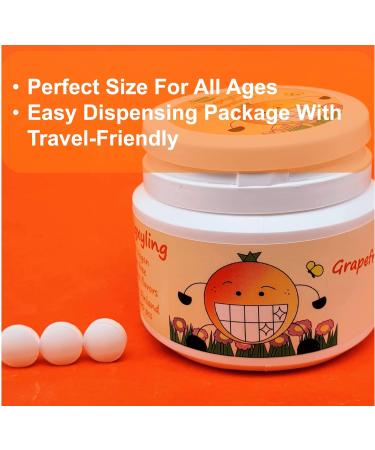 Buy Xyling Finnish Xylitol Pastilles - 100% Vegan Sugar-Free Gluten-Free Dental Care & Fresh Breath - 4 Pack (Grapefruit) - 90g/160pcs - Buy Online on GoSupps.com