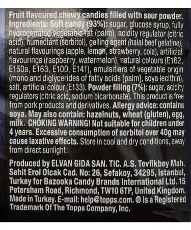 Juicy Drop Blasts 6 x 120g Delicious Tasty And Twisty Treat Gift Hamper For Birthday Christmas Sold By Kidzbuzz - Buy Online on GoSupps.com