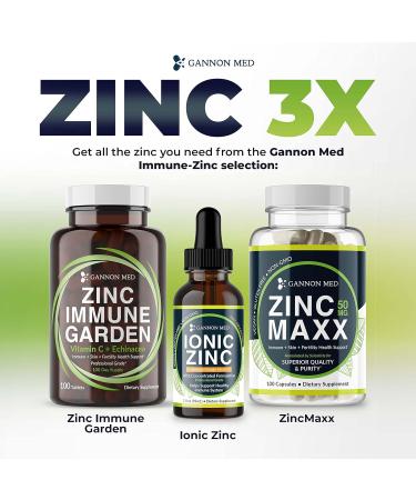 Zinc Chelate Immune Booster - Ionic Zinc Liquid Drops for Immunity, Skin & Reproductive Health - 2 Fl Oz (Pack of 1) - Buy Online on GoSupps.com