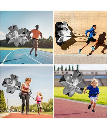 SIFENYU Running Speed Parachute 2 Pack - Adjustable Training Parachute for Kids, Youth & Adults - 56 inch Speed Chute for Speed & Acceleration Training - Buy Online on GoSupps.com