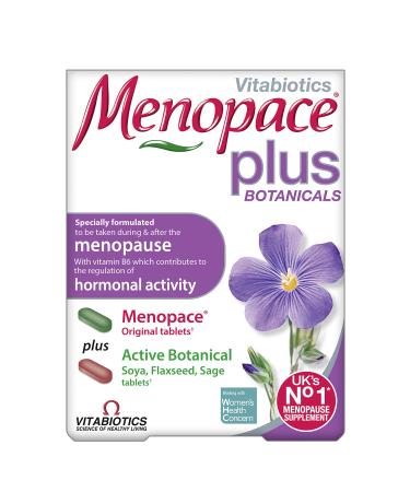 Vitabiotics, Menopace Plus, 56 Tablets