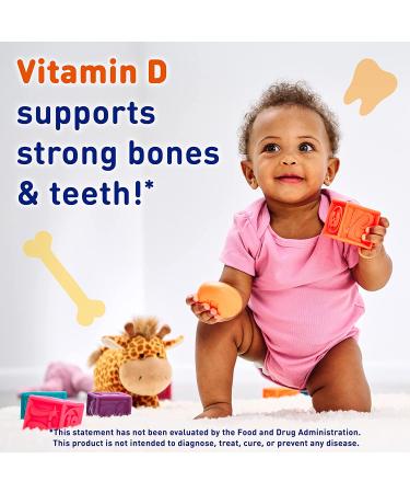 Enfamil Baby Vitamin D Drops Strong Teeth & Bones for Newborns | Gluten-Free | 50 Day Supply - Buy Online on GoSupps.com