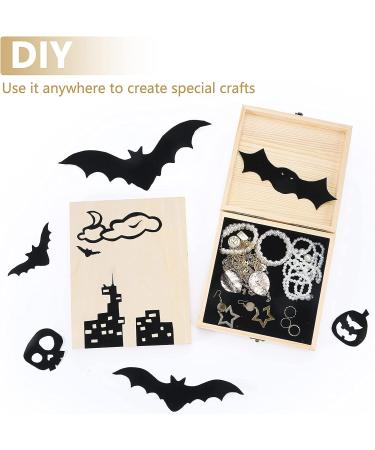 Caydo 12PCS Black Self Adhesive Felt Sheets - Soft Velvet Sticky Back Felt for Jewelry Box & Drawer Liner - A4 Size - Ideal for Art & Craft Making - Buy Online on GoSupps.com