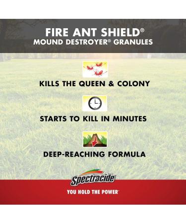 Spectracide Fire Ant Shield Mound Destroyer Granules - 7 lb - Kills Queen and Colony - Buy Online on GoSupps.com