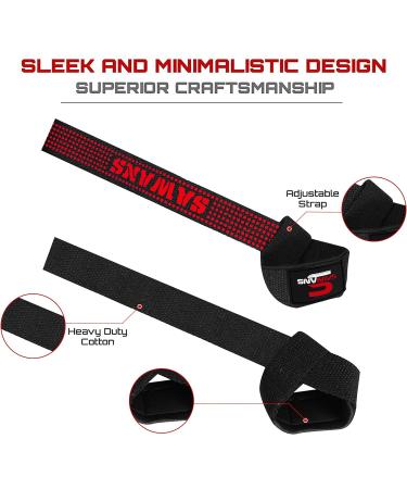 Neoprene Padded Weightlifting Straps | Ultimate Support for Bodybuilding & Strength Training - Buy Online on GoSupps.com