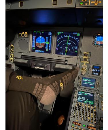 Travelsox Men's Patented Graduated Compression Socks for Travel & Dress - Grey | Optimize Comfort & Style - Buy Online on GoSupps.com