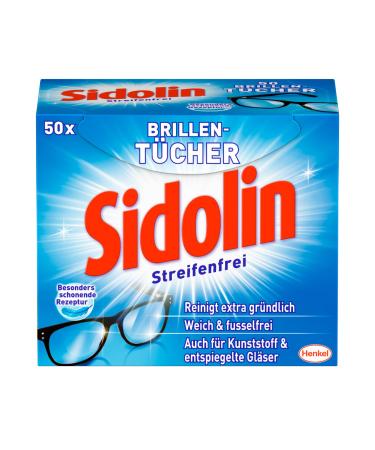 Sidolin glasses cloths pack of 2 (2 x 50 pieces)