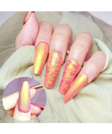 NAILGIL Pearl Gel Nail Polish Set Mermaid Gel Polish White Pink Blue Green Yellow Aurora Shimmer Nail Drawing Soak Off Led Gel for Swirl Shell Thread Pearlescent Iridescent Effect Set Pearl Set - Buy Online on GoSupps.com