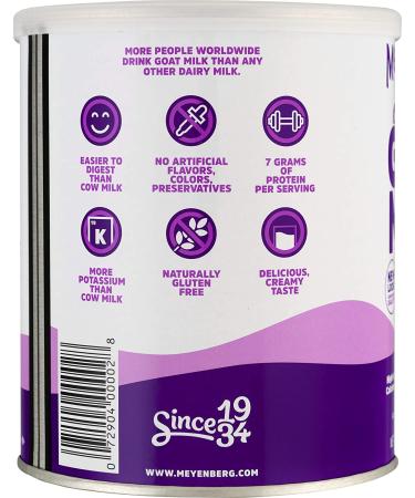 Meyenberg Goat Milk Powder with Vitamin D - Whole Goat Milk 12 oz (340 g) - Buy Online on GoSupps.com