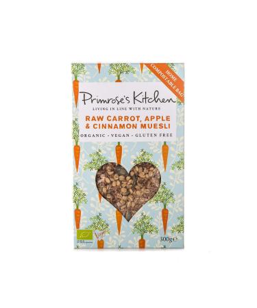 Primrose's Kitchen Organic Raw Carrot Apple And Cinnamon Muesli 300 g