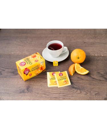 Teekanne World Special Tea Spanish Orange Infusion with Fruit and Herbals of Apple Hibiscus Sweet Blackberry Leaves White Hibiscus Liquorice - 20 Teabags - Buy Online on GoSupps.com