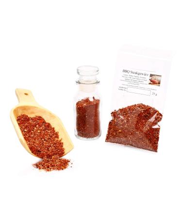 Feine W rze Steak Barbecue Spice Mix | Steak Spices | Spice Preparation for Marinades Dips Barbecue Dishes | 25g