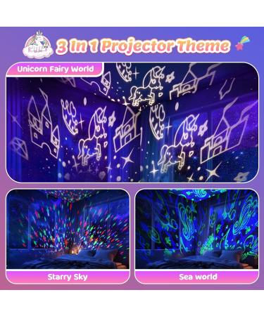 Tragik Unicorn Unicorn Gifts for Girls Unicorn Night Light Projector Unicorn Toys for 3-12 Year Olds Girls Toys Age 2 3 4 5 6 Year Olds Girls Gifts for 3-12 Year Olds Girls Autism Sensory Lights Toys - Buy Online on GoSupps.com