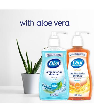 Dial Hand Wash Variety Pack 4 Pack Hand Soap in Pump Bottles Gentle Moisturizing Aloe Vera Formula Original Gold/Spring Water 11 fl oz. Each - Buy Online on GoSupps.com
