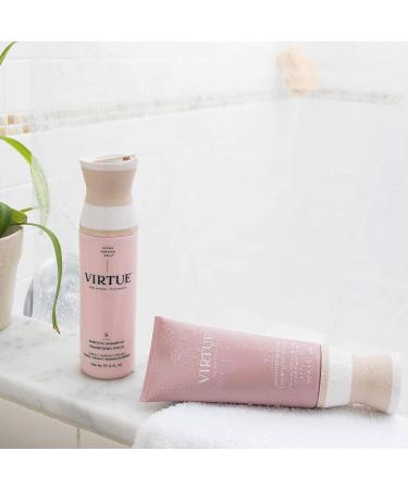 VIRTUE Smooth Shampoo & Conditioner Set - Alpha Keratin for Frizzy, Coarse, Curly Hair - Buy Online on GoSupps.com