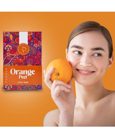Orange Peel Powder 100g | Citrus Aurantium | Brightening & Lightening Face | Deep Cleansing | Vitamin C for Skin & Hair - Buy Online on GoSupps.com