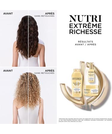 DESSANGE - Masque Cheveux Nutrition Intense Nutri-Extr me Richesse - Formule Enrichie En Peptides & Huile De Lin - Douceur & clat - Cheveux Tr s Secs - 280ml 280mL Masque - Buy Online on GoSupps.com
