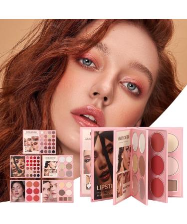 Eyeshadow Palette | 5 Layer Bookstyle Eye Cosmetics Kit | Travel Makeup Set - For Women Girls Passionate Daily Routine Wedding Party Practical - Buy Online on GoSupps.com