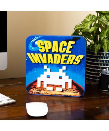 Numskull Space Invaders 3D Lamp Wall Light - Official Merchandise for Bedroom, Study, or Office - Ambient Gaming Accessory - Buy Online on GoSupps.com