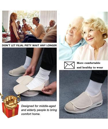 LGZY Plantar Fasciitis Diabetic Shoes for Women and Men - Wide Fit Orthopedic Walking Shoes for Swollen Feet - Lightweight and Comfortable, Breathable - Black (Size 46 EU) - Buy Online on GoSupps.com