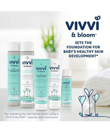 VIVVI & BLOOM 2-in-1 Baby Lotion for Delicate & Sensitive Skin - Fragrance-Free 8.5 oz - Buy Online on GoSupps.com