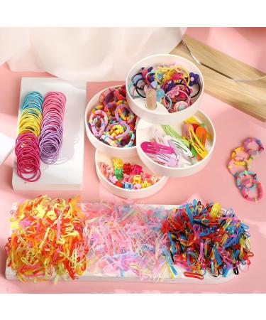 1700-Piece Elastic Hair Ties Kit for Girls & Women - Hair Bands, Clips, & Accessories - Buy Online on GoSupps.com