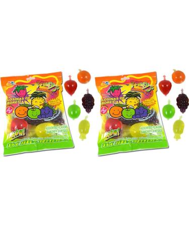 Din Don Fruity's JU-C Jelly Fruit Snacks Pack of 2