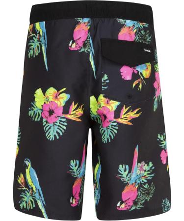 Nike Boys Hrlb Parrot Floral Pull On SWM Board Shorts - Scarlet | 4 Years | International Shipping Available - Buy Online on GoSupps.com