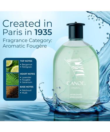 Buy CANOE Aftershave Splash for Men by DANA | 4 fl oz | Classic Sport Scent | Essence of Adventure - International Shipping Available - Buy Online on GoSupps.com
