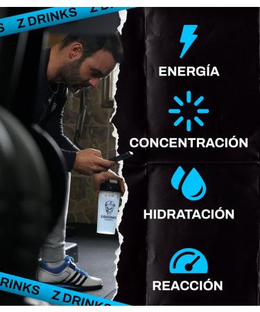 Drinks Energy Energy drink powder Sugarfree tasting with caffeine minerals and vitamins Ideal for gamers and sports enthusiasts 10 samples + 1 thermos - Buy Online on GoSupps.com