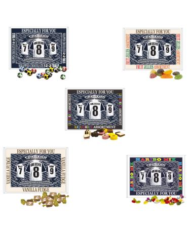 Preston Football Shirt Personalised Gift Boxed Sweets Variety