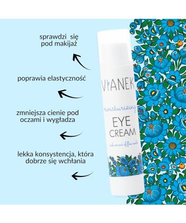 Sylveco Vianek Moisturising Eye Cream 15 ml - Hydrating Anti-Aging Eye Care | International Shipping - Buy Online on GoSupps.com