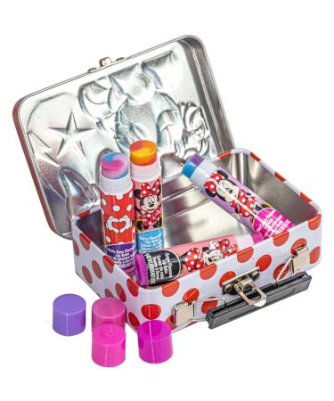 Minnie Mouse Townley Girl Vegan Lip Balm Set for Kids - Flavoured Swirls in Tin Case for Parties & Makeovers - Buy Online on GoSupps.com