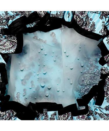 KissDate Double Layer Satin Shower Cap - Pack of 3 | Waterproof & Reusable | Ideal for Women with Long Hair | Shower, Spa, Salon Accessories - Buy Online on GoSupps.com