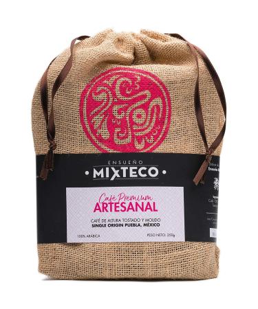 Ensue o Mixteco - Ground Roasted Coffee | with Notes of Cocoa and Almonds | Mild Flavor - 100% Artisanal Production