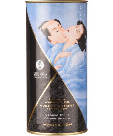 Shunga Warming Massage Oil (Coconut) - 3.5 oz | International Shipping | Relax & Revitalize - Buy Online on GoSupps.com