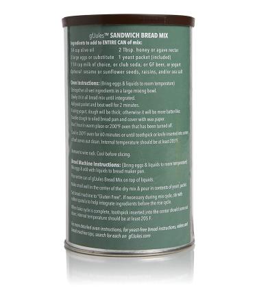 gfJules Gluten Free Bread Baking Mix - Top 8 Allergen Free, 1.12 Pound (Pack of 1) - Buy Online on GoSupps.com
