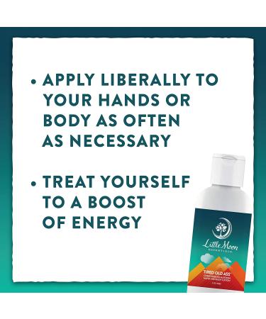 Little Moon Essentials Tired Old Ass Hand & Body Lotion - 4 oz | Relieve Exhaustion - Buy Online on GoSupps.com