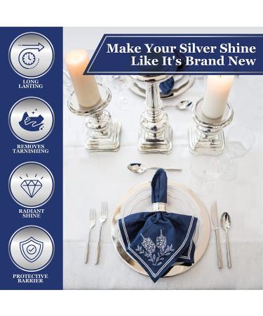 Goddards Silver Polish Foam - 6 oz Silver Jewelry Cleaner for Antiques, Accessories & More - Tarnish Remover with Sponge Applicator - Buy Online on GoSupps.com