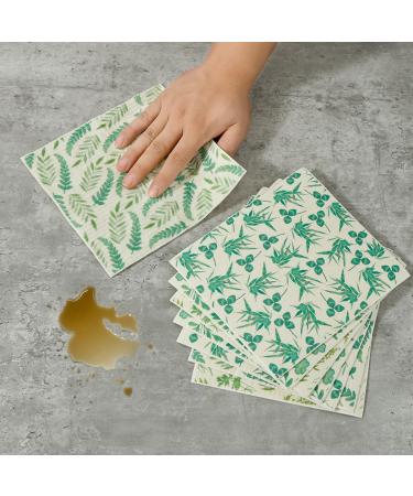 KHZSPP 8 Pcs Reusable Swedish Dishcloths for Kitchen Environmental Swedish Dish Towels Highly Absorbent Swedish Dish cloths Cute Swedish Dishcloths Portable Easy to Store Swedish Dish Towels for Home 8pcs