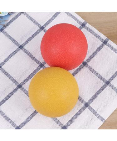 2-in-1 Yoga Ball & Massage Ball - Self-Massage & Relaxation | Medium Red | International Shipping - Buy Online on GoSupps.com