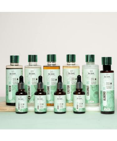Nat Habit Cold Pressed 100% Pure Jojoba Oil for Skin & Hair With Vitamin E Omega-9 Mineral Free - (30ml) - Buy Online on GoSupps.com