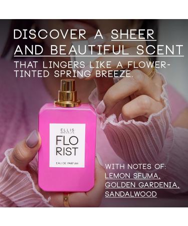 Ellis Brooklyn FLORIST Eau De Parfum - Fresh Floral Perfume For Women with Italian Bergamot Tuberose & Cedarwood Vegan Perfume Made In The USA FLORIST 0.25 Fl Oz (Pack of 1) - Buy Online on GoSupps.com