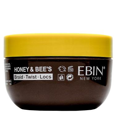 EBIN NEW YORK LOCK'N POMADE Braid Formula Honey & Bees 8.25 Oz | Extreme Firm Hold No Residue, Flaking | Great for Braiding, Twisting, Edges - Buy Online on GoSupps.com