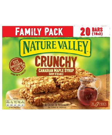 Shop Nature Valley Crunchy Canadian Maple Syrup Cereal Bars - Family Pack 420g | International Shipping Available - Buy Online on GoSupps.com