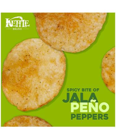 Kettle Brand Jalapeno Kettle Potato Chips - Gluten-Free & Non-GMO - 7.5 oz Bag - Buy Online on GoSupps.com