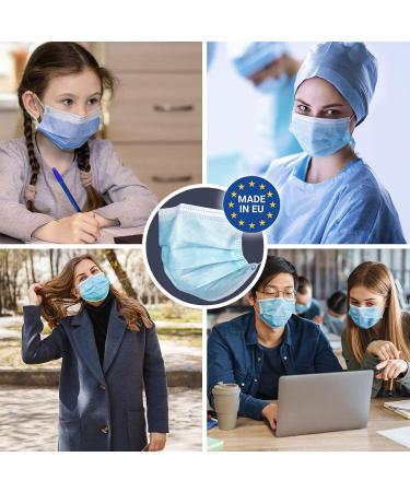 Buy Virshields Medical Mundsprung Type IIR Masks - BFE 99.98% 3-Layer Made in EU Various Colors Pack of 1 - Quality Mouth & Nose Protection for International Shipping - Buy Online on GoSupps.com